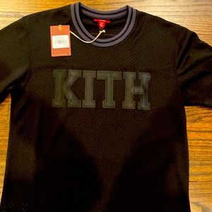 Kith Black Mesh Jersey- Mitchell & Ness